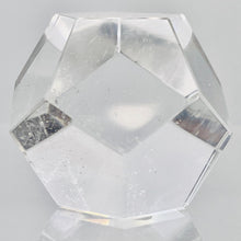 Load image into Gallery viewer, Rock Crystal 80g Dodecahedron | 36mm | Clear | 1 Figurine |