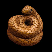 Load image into Gallery viewer, Year of the Snake 2025 Signed Netsuke Bead
