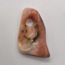 Load image into Gallery viewer, Designer Pink Peruvian Opal Pendant Bead | 40cts | 40x25x5mm |