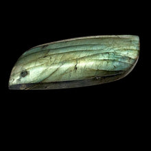 Load image into Gallery viewer, Spectrolite Labradorite Free Form Pendant Bead | 2x3/4x1/4" | Golden Blue |