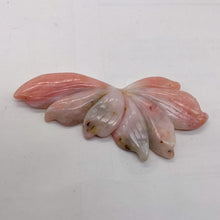 Load image into Gallery viewer, Peruvian Opal 122ct Carved Flower Pendant Bead| 40x97x7mm |Pink| 1 Pendant Bead|
