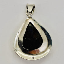 Load image into Gallery viewer, Labradorite Sterling Silver Goddess Pendant | 2" Long| Purple Orange flash | 1 |