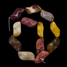 Load image into Gallery viewer, Fab Mookaite Wavy 30x15mm Marquis Bead Strand 106720