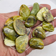 Load image into Gallery viewer, Natural Chartruese Turquoise Drop Bead Strand 103158F