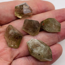 Load image into Gallery viewer, Rutilated Quartz Faceted Nugget Beads | 36x17 to 18x11mm| Clear, Green| 5 Beads|