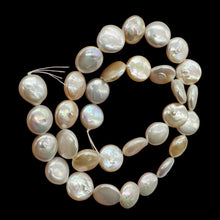 Load image into Gallery viewer, Amazing Natural Multi-Hue FW Coin Pearl Strand 104757D