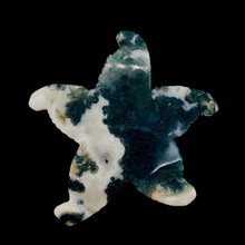 Load image into Gallery viewer, Tree Agate Carved Starfish Pendant Bead | 60x57x12mm | Green White | 1 Bead |