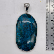 Load image into Gallery viewer, Chrysocolla Sterling Silver Oval Pendant| 2 1/8" Long | Blue, Green | 1 Pendant|