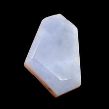 Load image into Gallery viewer, Chalcedony Druzy 38ct Designer Cut Pendant Bead|38x22x7mm| Blue| 1 Pendant Bead|