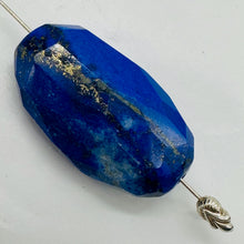 Load image into Gallery viewer, Blue Lapis Lazuli Designer Cut Pendant Bead 93ct 39x21x13mm Afghanistan