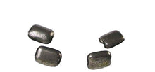 Load image into Gallery viewer, 4 Aztec Gold Pyrite 14x10mm Flat Rectangle Beads 9008