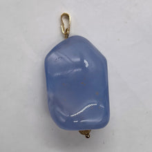 Load image into Gallery viewer, Blue Chalcedon 14K Gold Filled Designer Pendant | 2" Long | Blue | 1 Pendant |