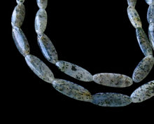 Load image into Gallery viewer, Natural Speckled Misty Grey Agate Bead 8 inchStrand 9335HS