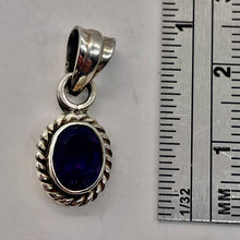 Load image into Gallery viewer, Amethyst Sterling Silver Drop Pendant | 3/4" Long | Purple | 1 Pendant |