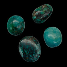 Load image into Gallery viewer, Turquoise 18g Nugget Beads | 24x6 to 19x10mm | Blue, Black | 4 Beads |