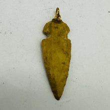 Load image into Gallery viewer, Sandstone Carved Arrowhead Pendant | 1 3/4" Long | Beige | 1 Pendant |