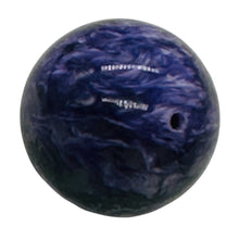 Load image into Gallery viewer, Charoite AAA Large Round Focal Bead| 18mm | Purple, White | 1 Bead |