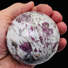 Load image into Gallery viewer, Garnet Crystal 597g Sphere | 2 7/8" | Red White | 1 Collector's Item