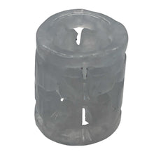 Load image into Gallery viewer, Jade AAA Carved Barrel Beads | 11x9mm | White | 1 Bead |