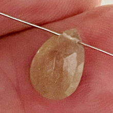 Load image into Gallery viewer, Light Lavender Yellow Sapphire Faceted Briolette Bead | 10x8x5mm | 1 Bead |