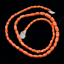 Load image into Gallery viewer, Coral Oval Graduated Beads Strand | 16" Long | 8x4 to 6x3mm | Red | 1 Strand |
