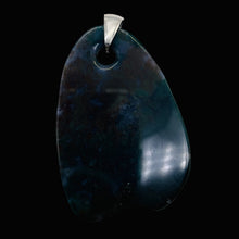 Load image into Gallery viewer, Hand Carved Bloodstone Jasper Sterling Silver Pendant | 2 1/4" Long | 1 Pendant |