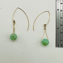 Load image into Gallery viewer, Chrysoprase AAA Natural 14K Gold Filled Earrings | Green | 1 3/4" Long |