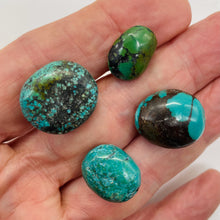 Load image into Gallery viewer, Turquoise Natural Nugget Beads | 21x19x9 to 17x12x8 | Blue | 4 Beads |
