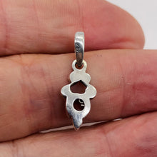 Load image into Gallery viewer, Amber Sterling Silver Bezel Set Pendant | 3/4" Long | Amber | 1 Pendant |