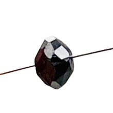 Load image into Gallery viewer, 1 Natural Black 0.51cts Diamond Roundel Bead 9892F