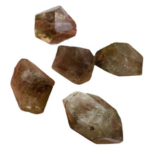 Load image into Gallery viewer, Rutilated Quartz Faceted Nugget Beads | 36x17 to 18x11mm| Clear, Green| 5 Beads|