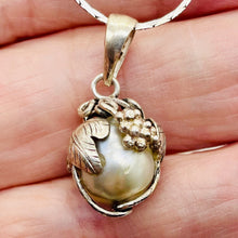 Load image into Gallery viewer, South Sea Pearl Sterling Silver Teardrop Pendant | 1" Long | Silver Gray | 1 |