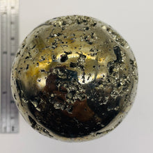 Load image into Gallery viewer, Pyrite Sphere Display Item | 463g |2 3/8" | Golden | 1 Collector's Sphere |