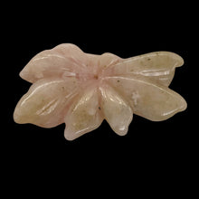 Load image into Gallery viewer, Pink Peruvian Opal Carved 27cts Flower Pendant Bead | 26x49x4mm | Pink White |