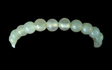 Load image into Gallery viewer, Glowing!! Spring Green Jade Bead Bracelet 5603
