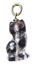 Load image into Gallery viewer, Kitty Cat Quartz Pendant Necklace | Semi Precious Stone Jewelry | 14kgf Pendant|
