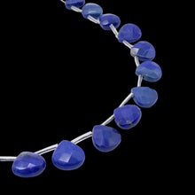 Load image into Gallery viewer, Natural, Untreated Lapis Lazuli Faceted Briolette Bead 8 inch Strand 006856HS