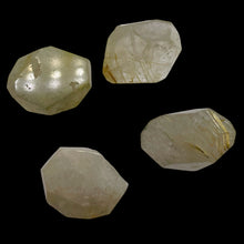 Load image into Gallery viewer, Rutilated Quartz Faceted Nugget Beads | 23x13 to 23x11mm| Clear, White| 4 Beads|