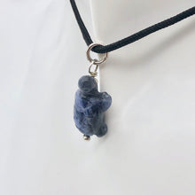 Load image into Gallery viewer, Charming! Sodalite Turtle & Silver Pendant