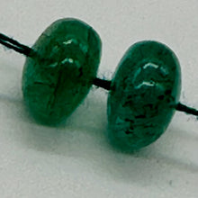 Load image into Gallery viewer, Emerald AAA Gemstone Rondelle Beads | 4x3mm | Green | 2 Beads |