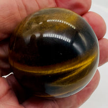 Load image into Gallery viewer, Tiger Eye Collectors 176g Sphere | 2" | Gold , Brown | 1 Display Specimen |