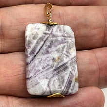 Load image into Gallery viewer, Purple Flower Sodalite Faceted 14K Gold Filled Pendant } 1 3/4" Long| 1 Pendant|