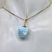 Load image into Gallery viewer, Hemimorphite 14K Gold Filled Natural Pendant | 1" Long | Blue | 1 Pendant |