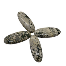 Load image into Gallery viewer, Ocean Jasper Speckled White Black Pendant Beads | 45x18x8mm | White Black | 4 |