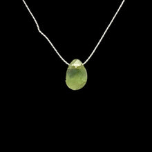 Load image into Gallery viewer, Peridot Faceted Briolette Bead | 1.2 cts | 7x5x3.5mm | Green | 1 bead |
