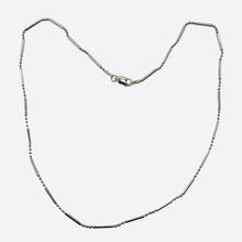 Load image into Gallery viewer, Italian Silver Waterfall Chain 24" Necklace 10025D