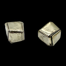Load image into Gallery viewer, Remarkable Thai Hill Tribe 'Origami' Fine Silver Cube Bead | 11x8x8mm | 2 Beads|
