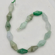 Load image into Gallery viewer, Beautiful Lantern Cut 14x7mm Jade Bead 8 inch Strand ( 14 Beads) 001343HS