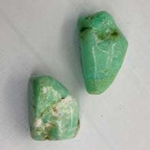 Load image into Gallery viewer, Designer Natural Chrysoprase Beads | 31g | 33x22x15 to 28x20x19mm | 2 Beads |