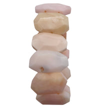 Load image into Gallery viewer, Pink Peruvian Opal Non Stretch 6" Bracelet | 275cts | 30x17x5 - 28x16x6mm |